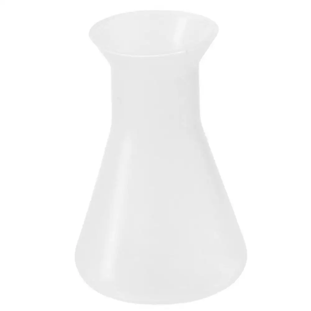 1/2Pcs Portable 50ml 100ml Plastic Erlenmeyer Flask Polypropylene Clear Erlenmeyer Flask Conical Bottles Laboratory Chemical