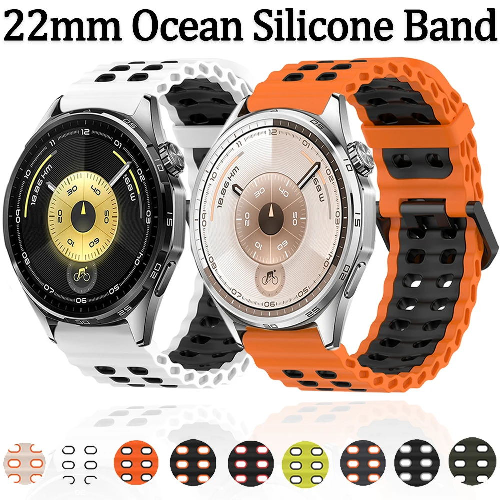 22Mm Ocean Silicone… - image