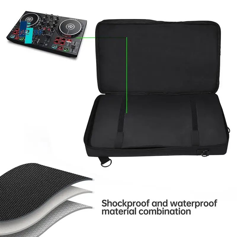 

A23F-1 PCS Portable DJ Controller Storage Bags Dustproof Turntables Protective Case Black Polyester For Pioneer DDJ-400 DDJ-FLX4
