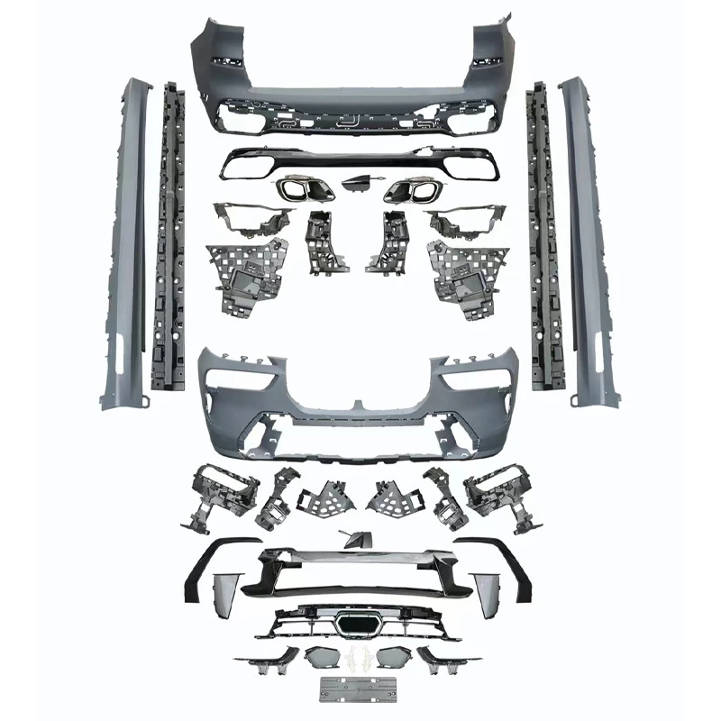 Suitable for BMW X7 G07 late LCI modification to MT front , bumper, side skirts, rear lip, exhaust tip, and full body