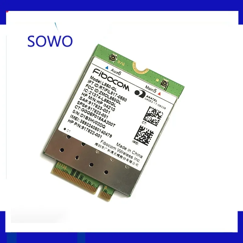 L850-GL HP LT4120 FDD-LTE TDD-LTE 4G Card 4G Module SPS #917823-001 For 4304 45.. 0G5 Notebook PC