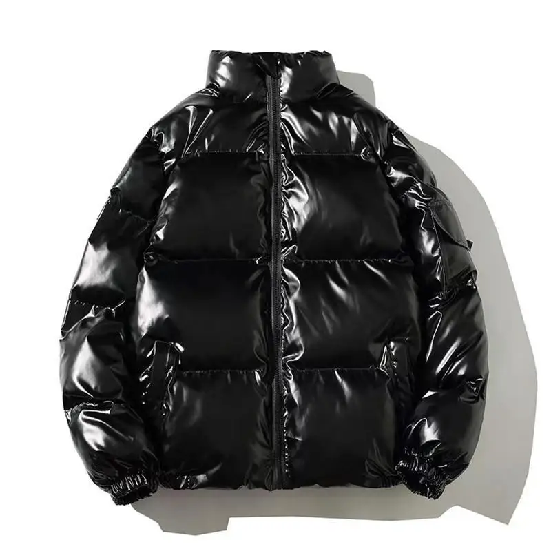 

Winter Warm Parkas Men Oversize Bubble Jacket Solid Coat for the Winter Various Color Streetwear Retro Puffer Jacket Outerwear