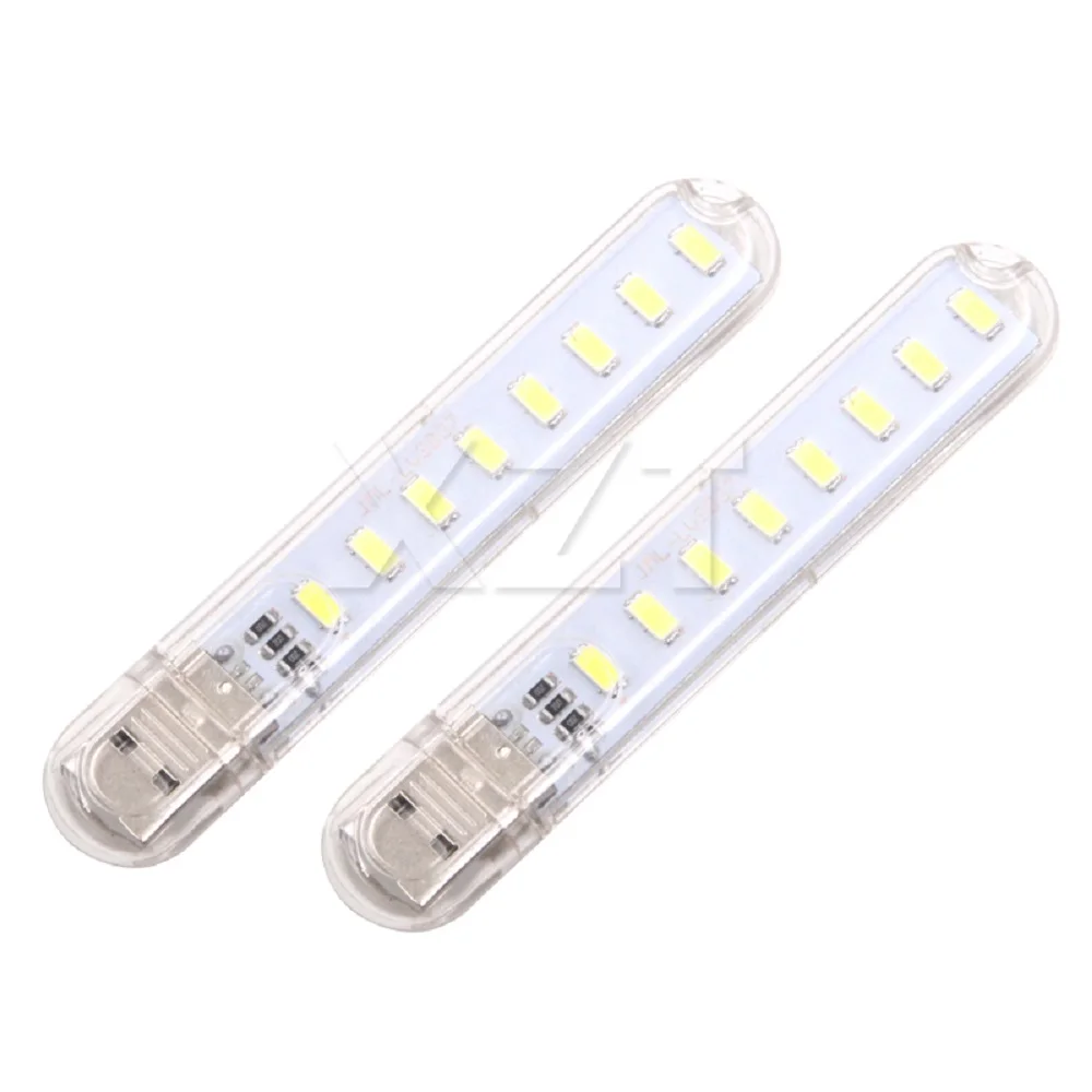 

2 шт. USB 8 светодиодный ночник USB компьютерный светильник Power Bank ночник высокая яркость USB ночник для чтения ночное освещение