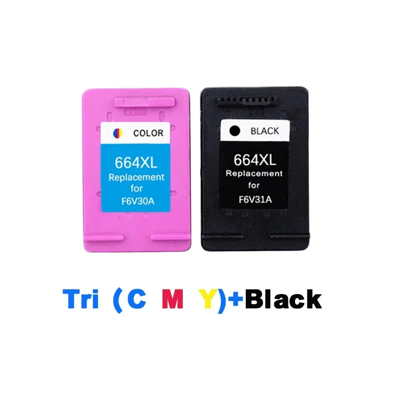 XiongCai Compatible ink cartridges For HP 664 For HP664 XL DeskJet 1115 2135 3635 1118 2138 3636 3638 4536 4676 printers 664XL