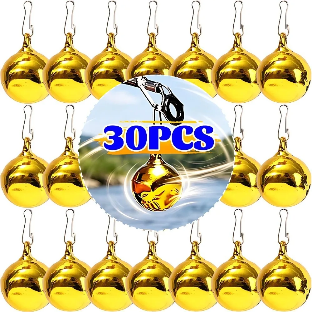 Alarma de Pesca con Campana de Aleación Dorada para Punta de Caña, Alta Sensibilidad, Sonido Nítido, Indicador de Picada, Equipo de Surfcasting, Clip de Fijación