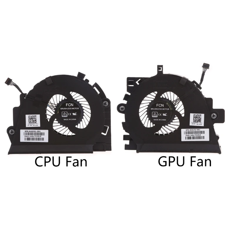 High Speed CPU GPU Cooler Fan Cooling Heatsink for HP ZBook 15G3 Radiator Laptop