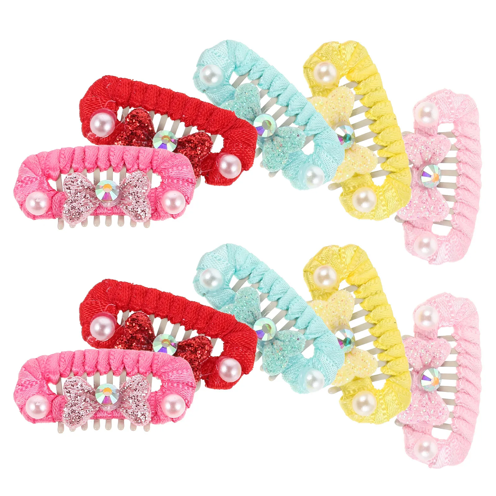 

10Pcs Pet Hair Clip Accessories Fun Animal Design Hair Clips for Small Dogs Cats Cute Mini Hairpins for Grooming and Parties