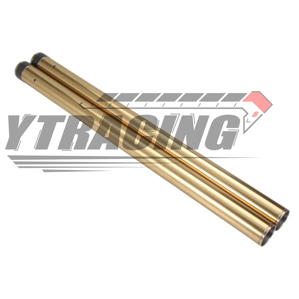 Gold Front Fork Suspension Inner Tubes For HONDA VFR750F Interceptor 1994-1997 41x628mm Shock  Pipes Fork Inner Legs Stand Bars view 2