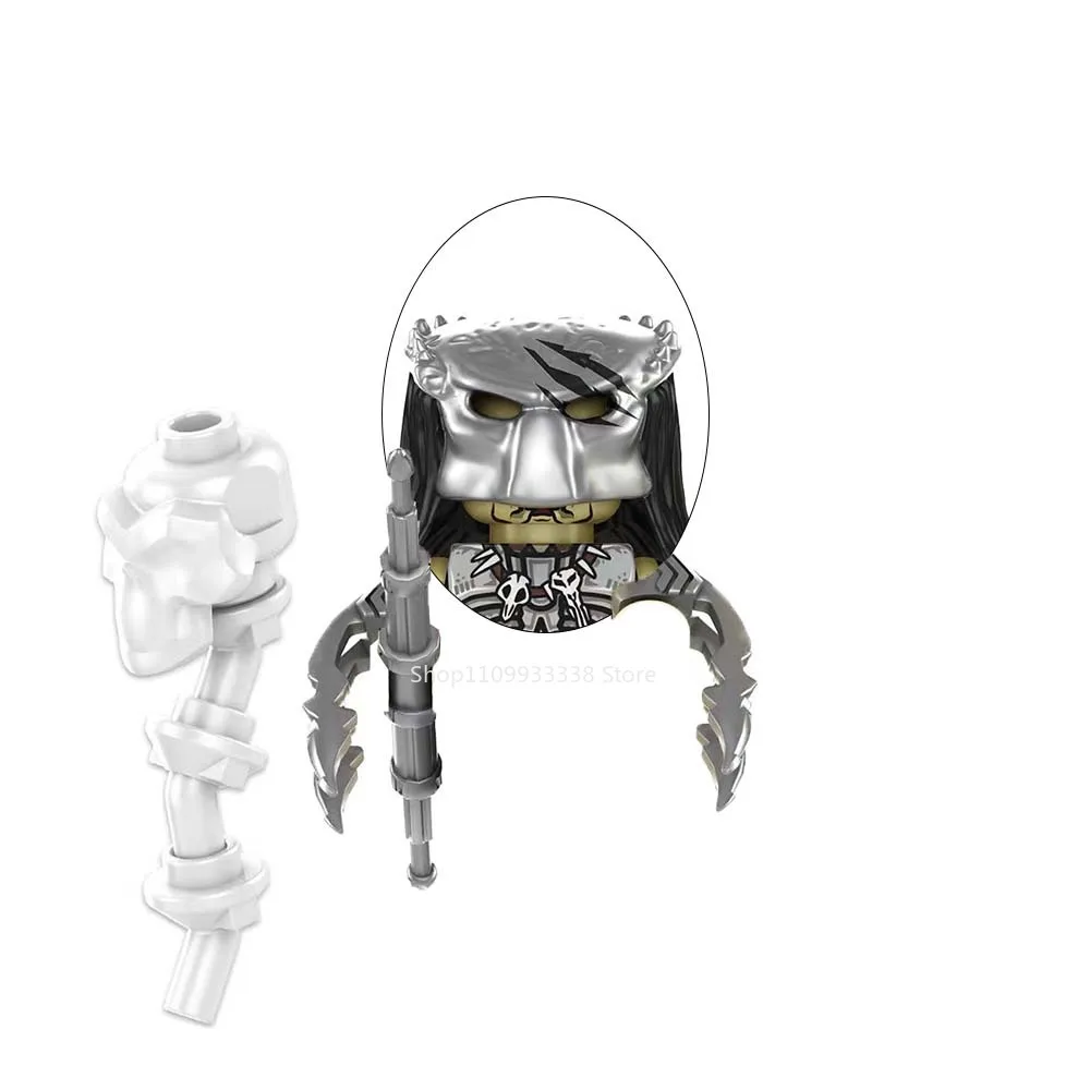 Predator Alien Collection Building Blocks Dek Xiya Mini Movable Model Assemble Compatible Action Figures Puzzle Bricks Toy Gifts view 3