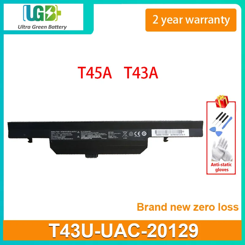 

UGB New T43U-UAC-20129 Laptop Battery For TONGFANG T45A T43A Battery