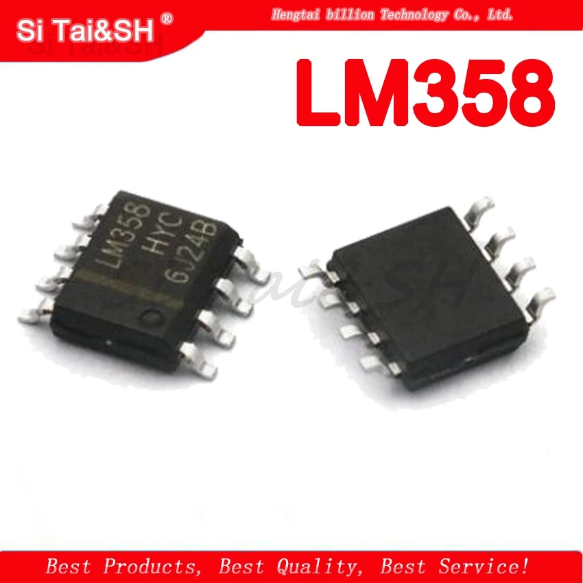 10PCS LM358DR SOP8 LM358 SOP LM358DT SOP-8 SMD LM358DR2G new and original IC