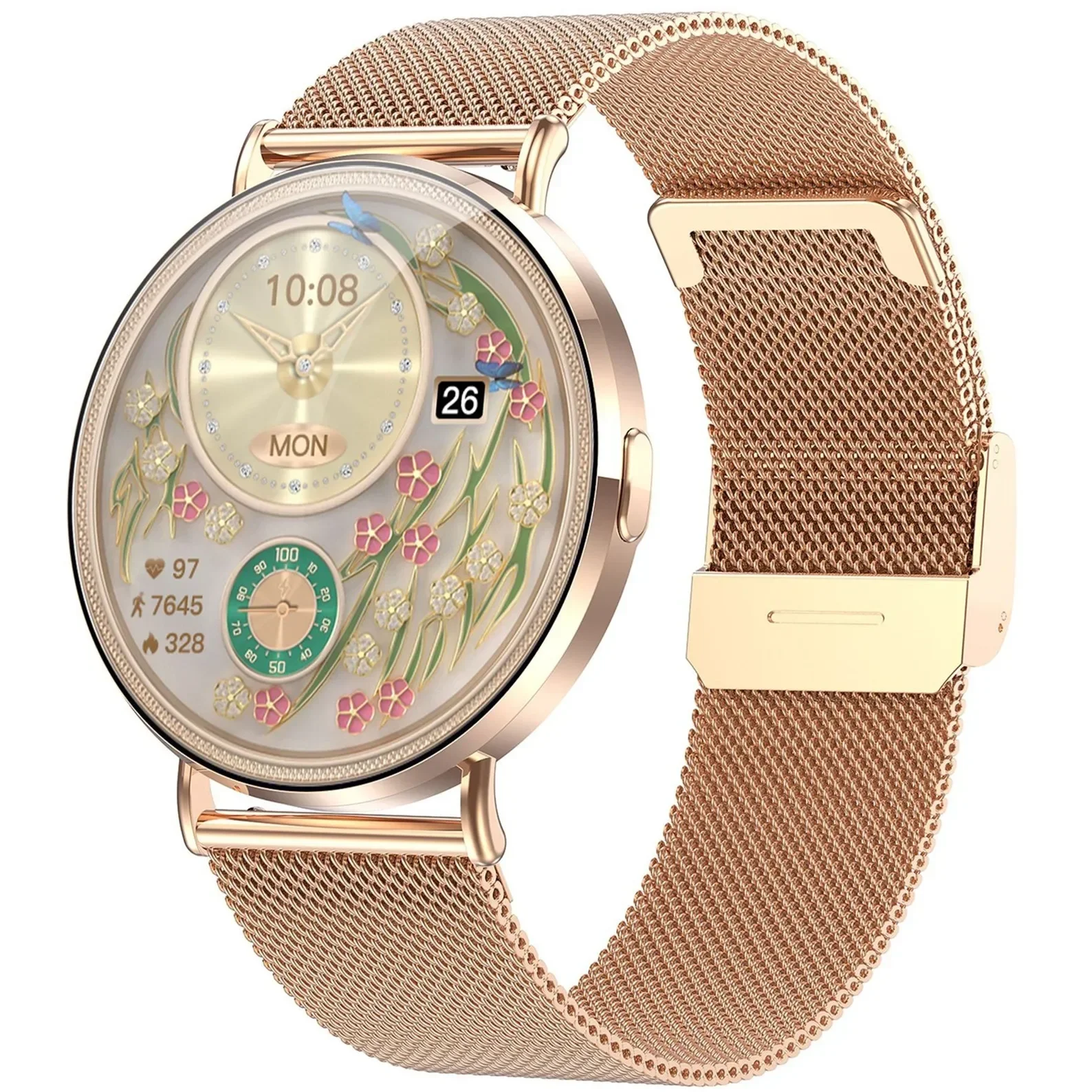 3D Dynamic Dial Smartwatch Bluetooth Call Health Sleep Sports Fitness Tracker Ultra Thin Wristband Women Waterproof Smart Watch