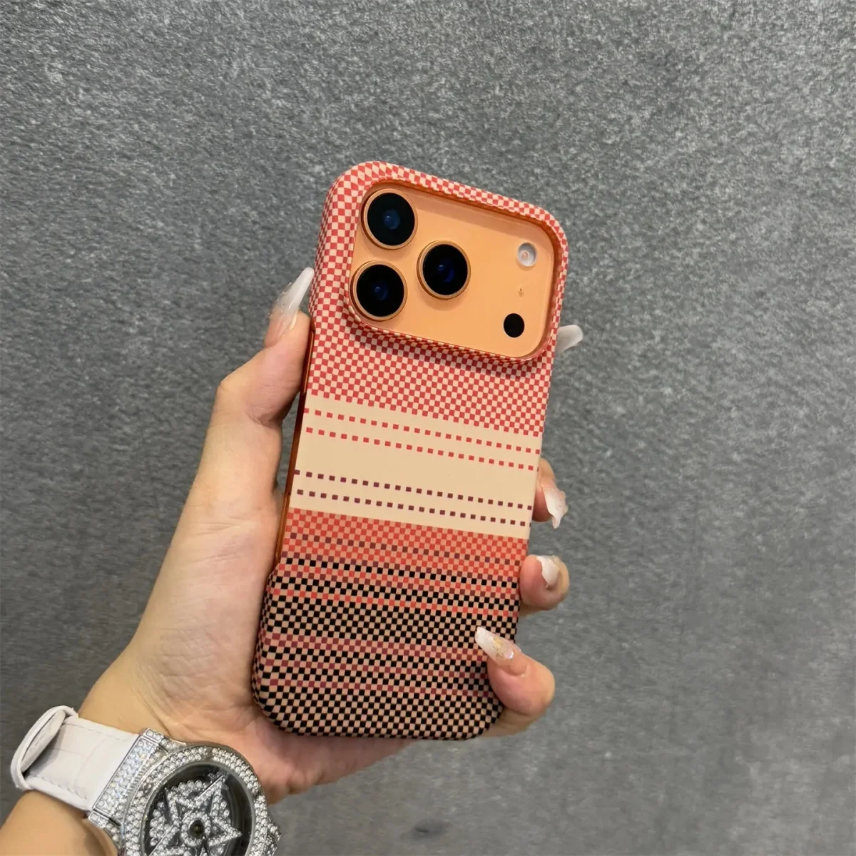 Slim Frameless Carbon Fibre Sunset PC For Magsafe Magnetic Case For iPhone 18 17 Air 16 Plus 15 14 13 Pro Max Shockproof Cover