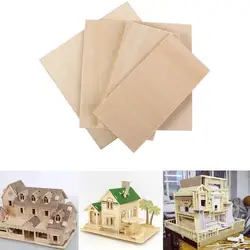 Model Materials Wood Chips Balsa Toys Basswood Plywood Aviation Model Layer Board Sheet Rectangle Wood Wooden Plywood Board