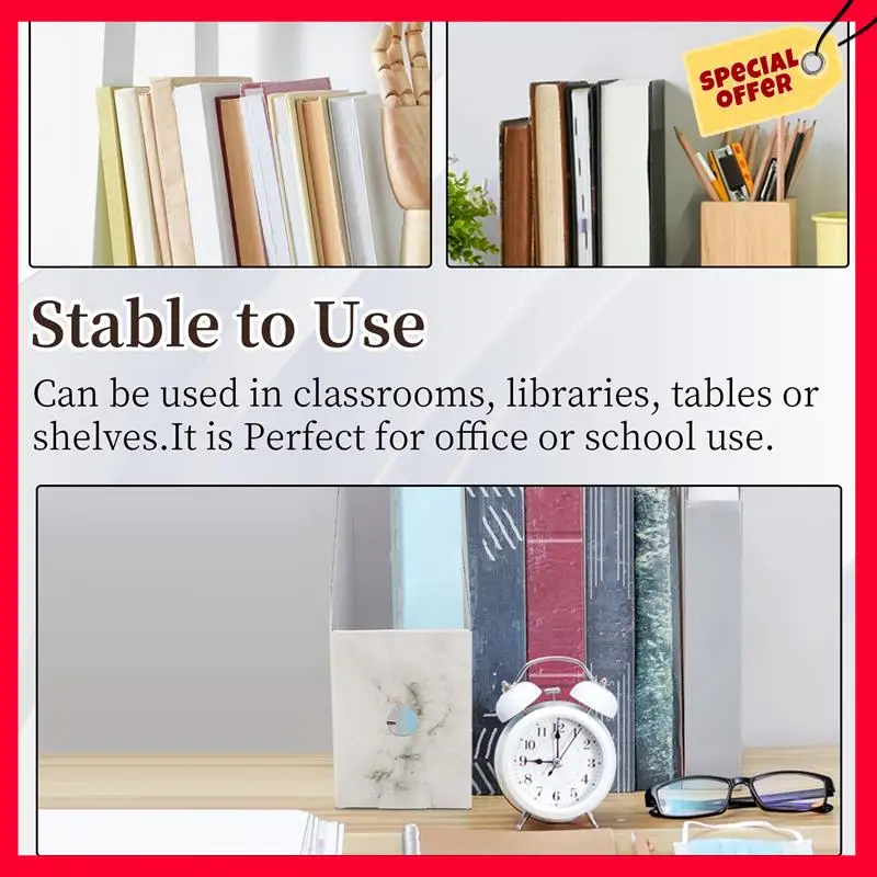 -A25M Sturdy Cardboard Magazine Holder Waterproof Magazine Storage Box Book Bins Desk File Holder Organizer