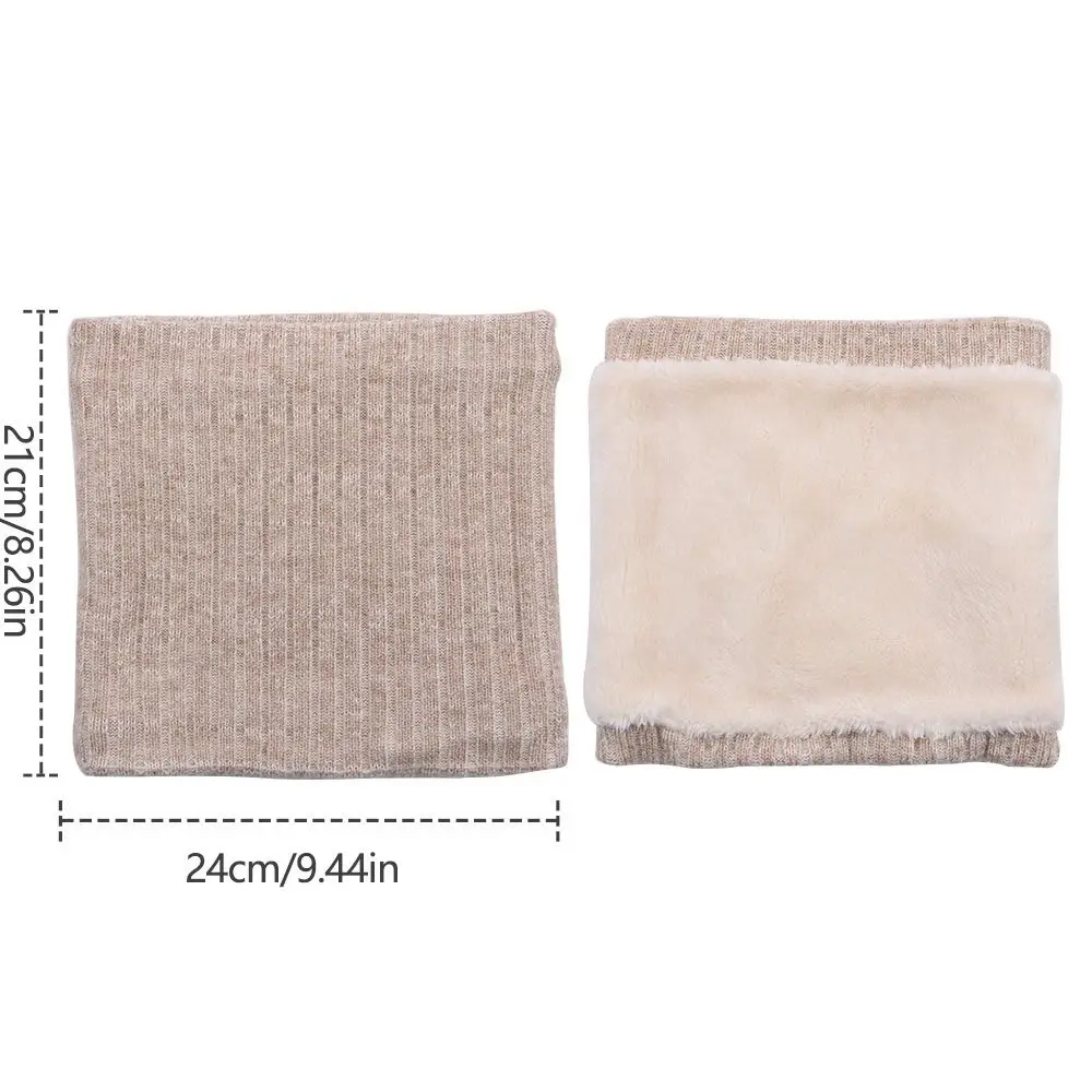 Bufanda de punto cálida a la moda, bufanda de punto gruesa a prueba de frío para invierno, pañuelo de invierno