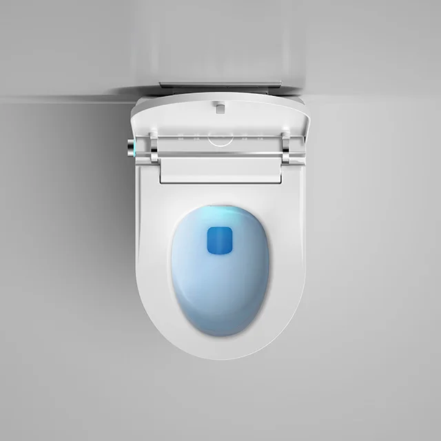 High Quality Concealed Cistern One Piece Toilet Bowl Wall Mounted Ceramic Rimless Electric Intelligent Wc Wall Hung Smart Toilet