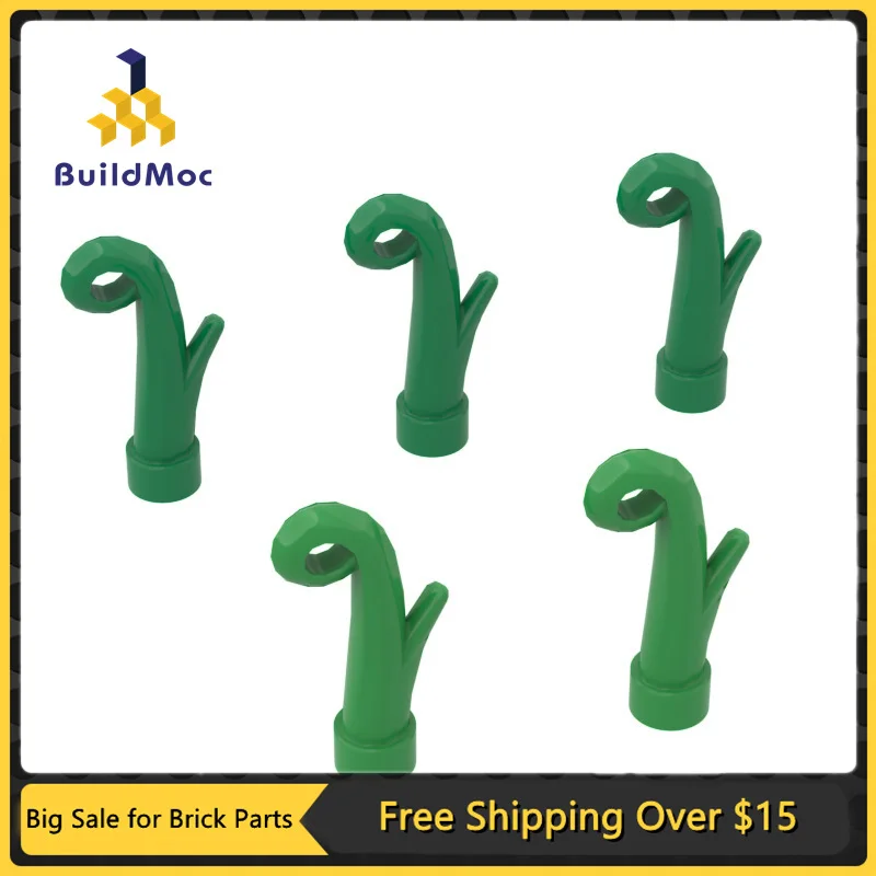 10Pcs MOC Parts 15279 Plant Grass Stem Compatible Bricks DIY Assmble Building Blocks Particle Kid Puzzle Brain Toy Gift