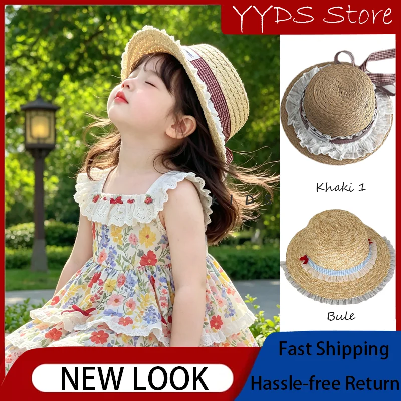 sombrero-de-paja-con-lazo-a-cuadros-para-verano-gorra-de-sol-con-proteccion-uv-y-decoracion-de-lazo-de-ala-ancha-para-ninos-moda-para-vacaciones-en-la-playa-uso-diario