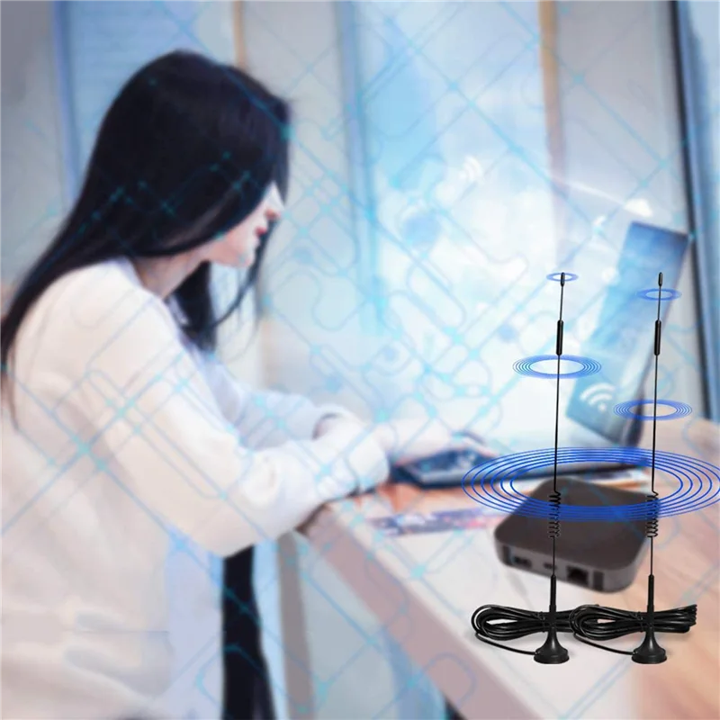 【Superdeals】4G TS9 معزز إشارة هوت سبوت للهاتف المحمول ينطبق على Nighthawk M1 4G LTE Router 4G LTE مودم النطاق العريض (4 عبوات)