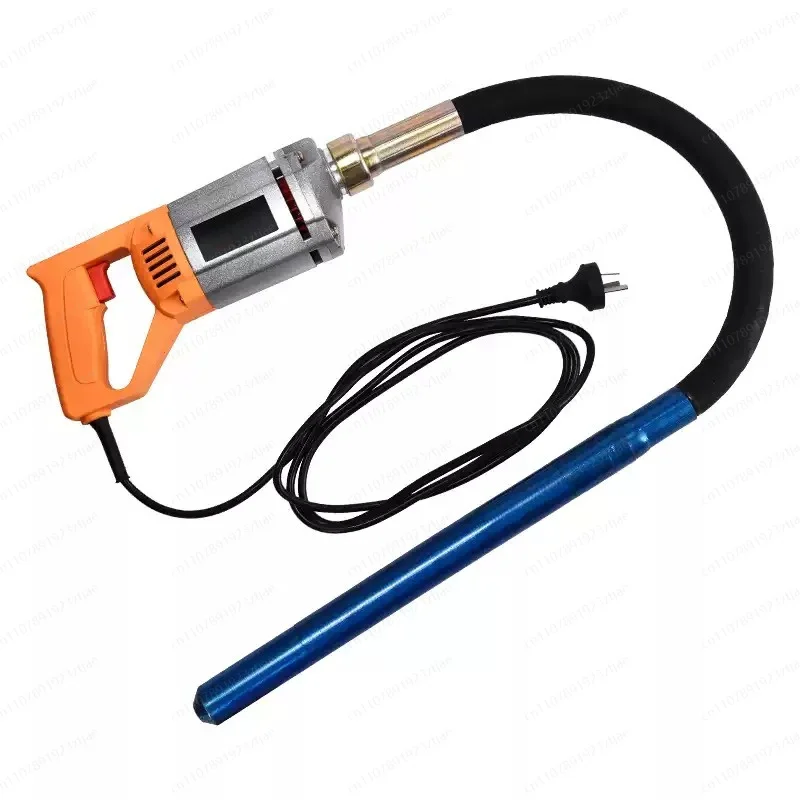 220V Handheld Concrete Vibrator – Portable Immersion Type Vibrating Rod for Construction Cement Compaction Tool