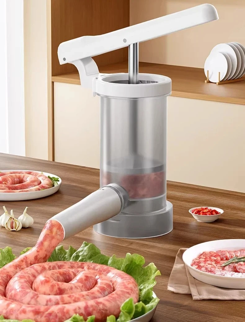 Wurstfüllmaschine für den Haushalt, manuelle Wurstfüllmaschine, Wurstfüllgerät für den Haushalt. – Detail 1