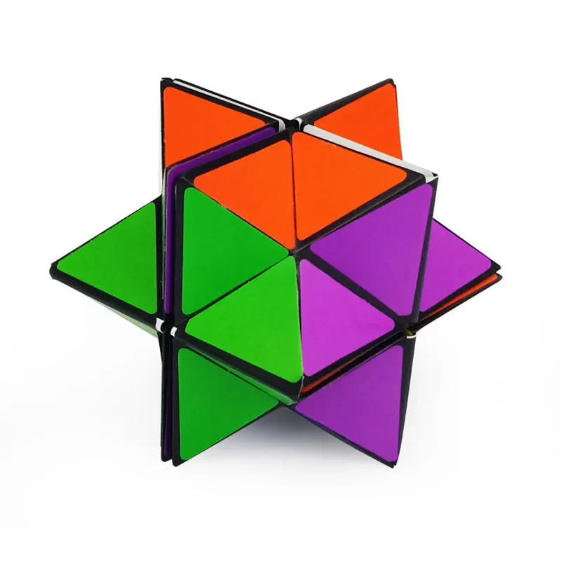 2 in 1 Yoshimoto Cube Magic Cube Infinite Cube Toy Relax Puzzel Game for Children Adults EDC Double Star Flexicube