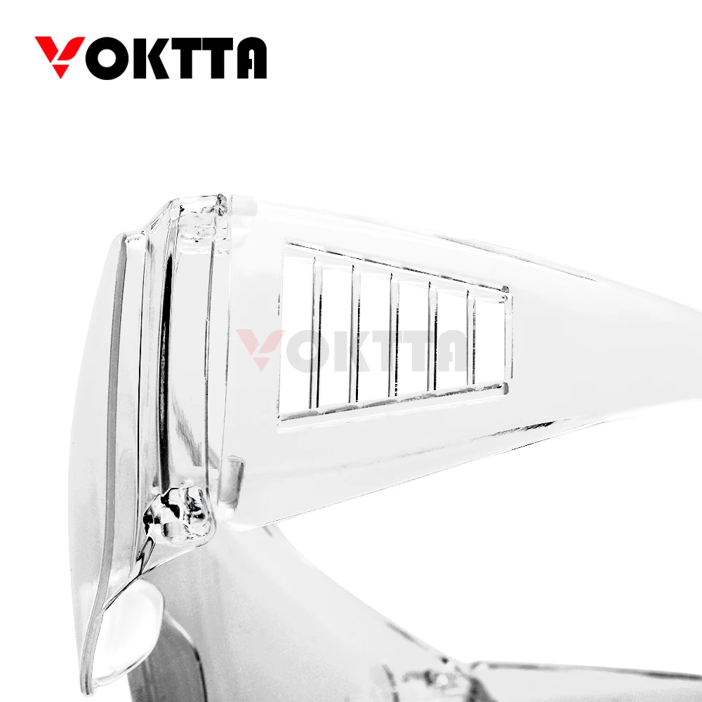 Pc Goggles Transparent Shutter Goggles Impact-Proof Dust-Proof Suitable For Factory Workshops, Laboratories, Daily Protection