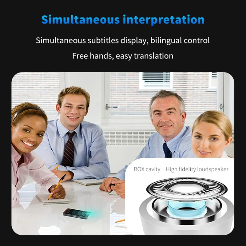 SUNRI-S85 Pro Wifi مترجم 138 لغة عبر الإنترنت مترجم تسجيل ذكي Chatgpt صوت دعم الصورة لغة المجموعة