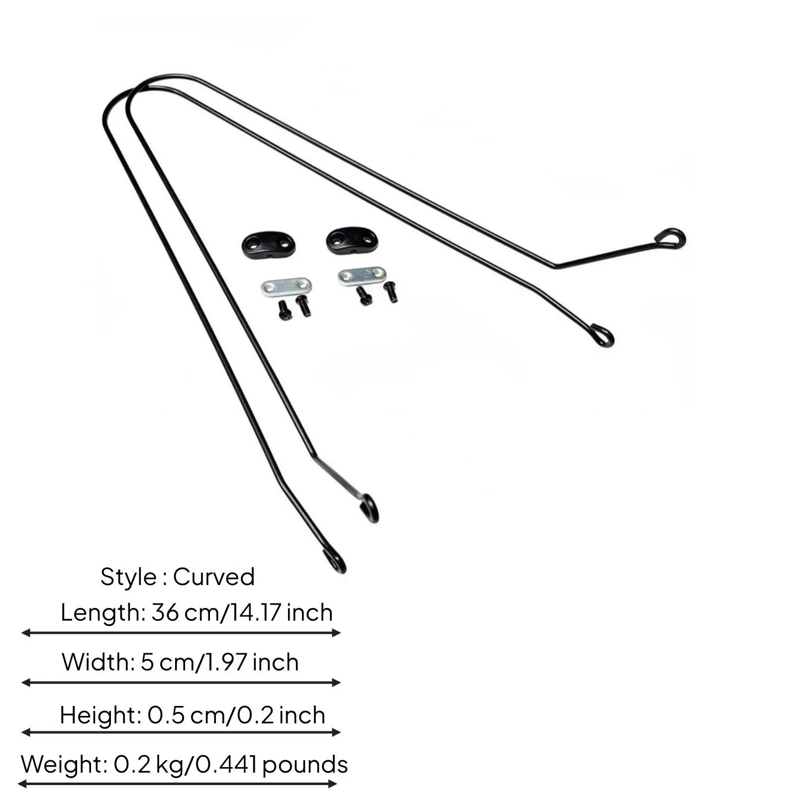 Mudguard Stay U-form Metal Bicycle Fender Support Mud Repellent Bike Part for Road Bike