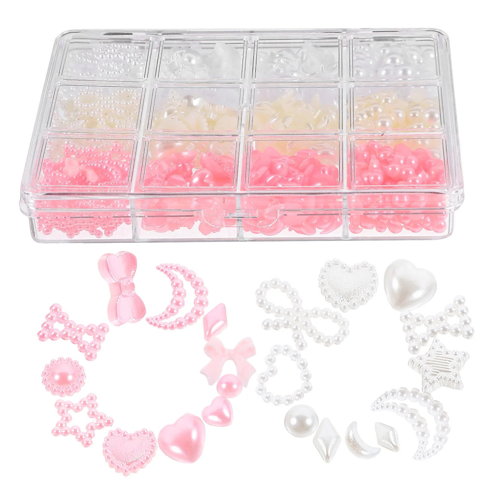 

Gems Nail Accessories Charms and Jewels for Bow Tie Nails 3d Heart