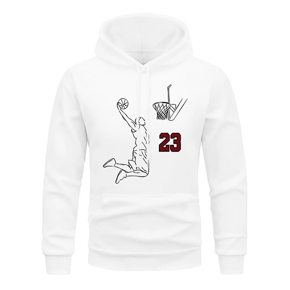 Goal Hoodie Men Basketball Legend Athlete Hoodies Soft Comfortable Sweatshirt Hip Hop Sportstwear Hoody Men's Clothing