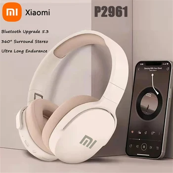 샤오미 오리지널 P2961 무선 헤드폰, 블루투스 5.3 이어폰, 아이폰 삼성 스테레오 HIFI 헤드셋, 게임 이어버드, 마이크 포함