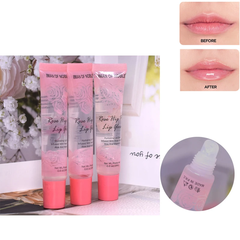 Lip Oil Clear Gloss 24/36pcs Bulk Vitamin E Lip Glaze Lipstick Wholesale Lipgloss Liquid Lip Balm Free Shipping Shine Lip Care