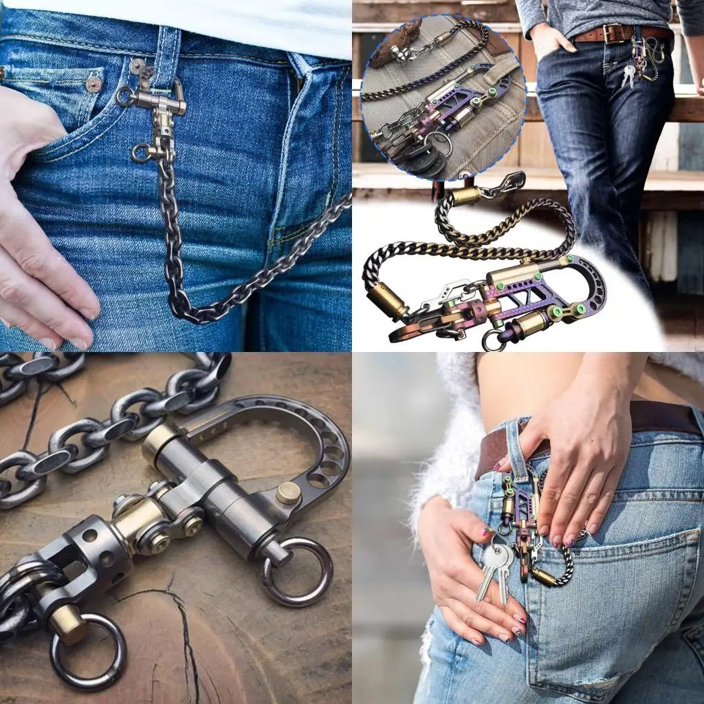 

G99F Plastic Keychain Pendant Keychain Bolt Carabiner Chain Decorations