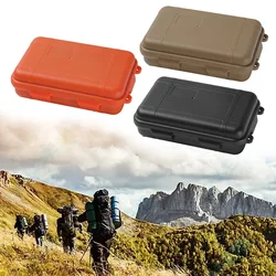 Outdoor Shockproof Waterproof Boxes Survival Airtight Case Holder For Storage Matches Small Tools Travel Sealed Containers 2024