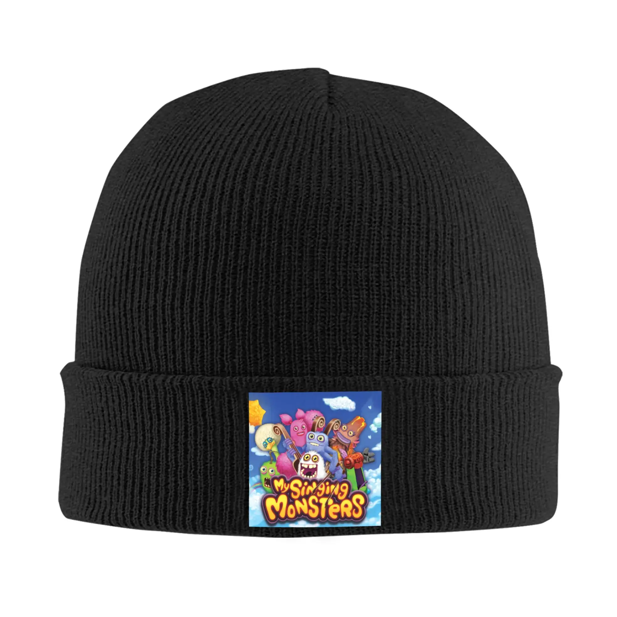 Custom My Singing Monsters Characters Bonnet Hat Cool Knitted Hats MAdult Cartoon Anime Game Winter Warm Skullies Beanies Caps