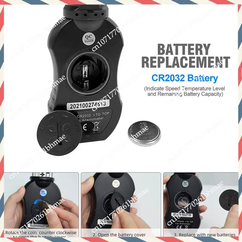 -A21Z Weather Station Anemometer: Measures Temperature And Humidity, 0.3-30M/S Airflow Detection