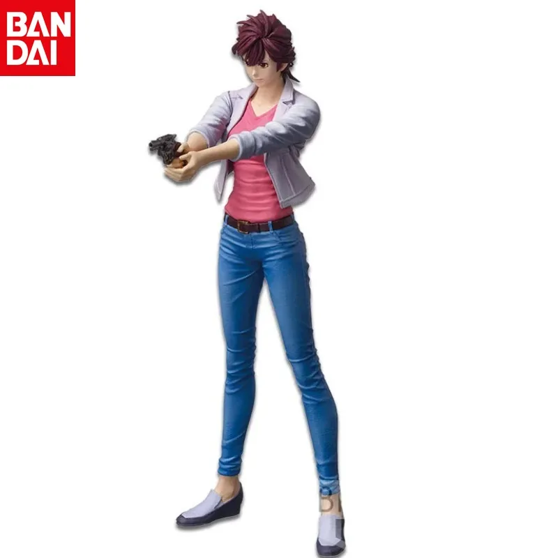 Bandai Original City Hunter Makimura Kaori Saeba Ryo MASTER STARS Anime Action Figure Desktop Ornaments Cartoon Figures Model