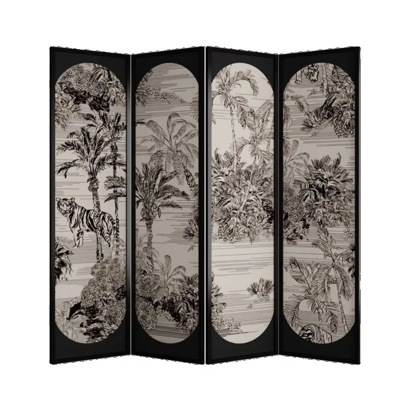 

screen partition, living room folding, blocking entry, solid wood office, door bedroom