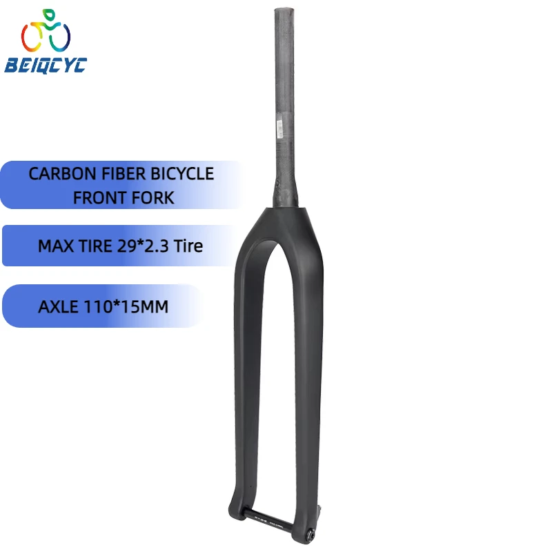

Жесткая карбоновая вилка через ось Вилка для велосипеда Boost Fork 15x110 мм Вилка для горного велосипеда с дисковым тормозом 29er