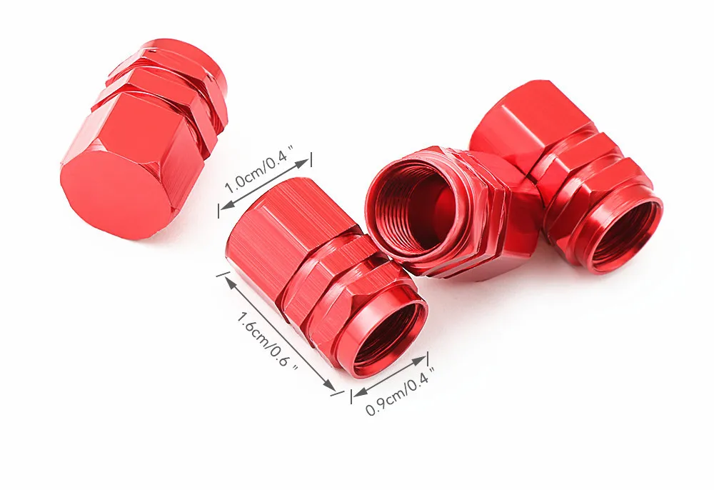 4PCS Car Accessories Tire Valve Stem caps Bolt-in for Volkswagen vw Touareg2 GolfA5 GT Touran 1.4 Fox 1.2 view 5