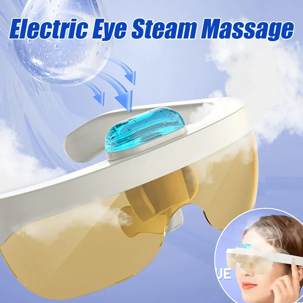 Electric Eye Steam Massager Nano Sprayer Device Moistening Eye Glasses Relief Eyes Eyemask Dark Circles Tired Fatigue Hydrating