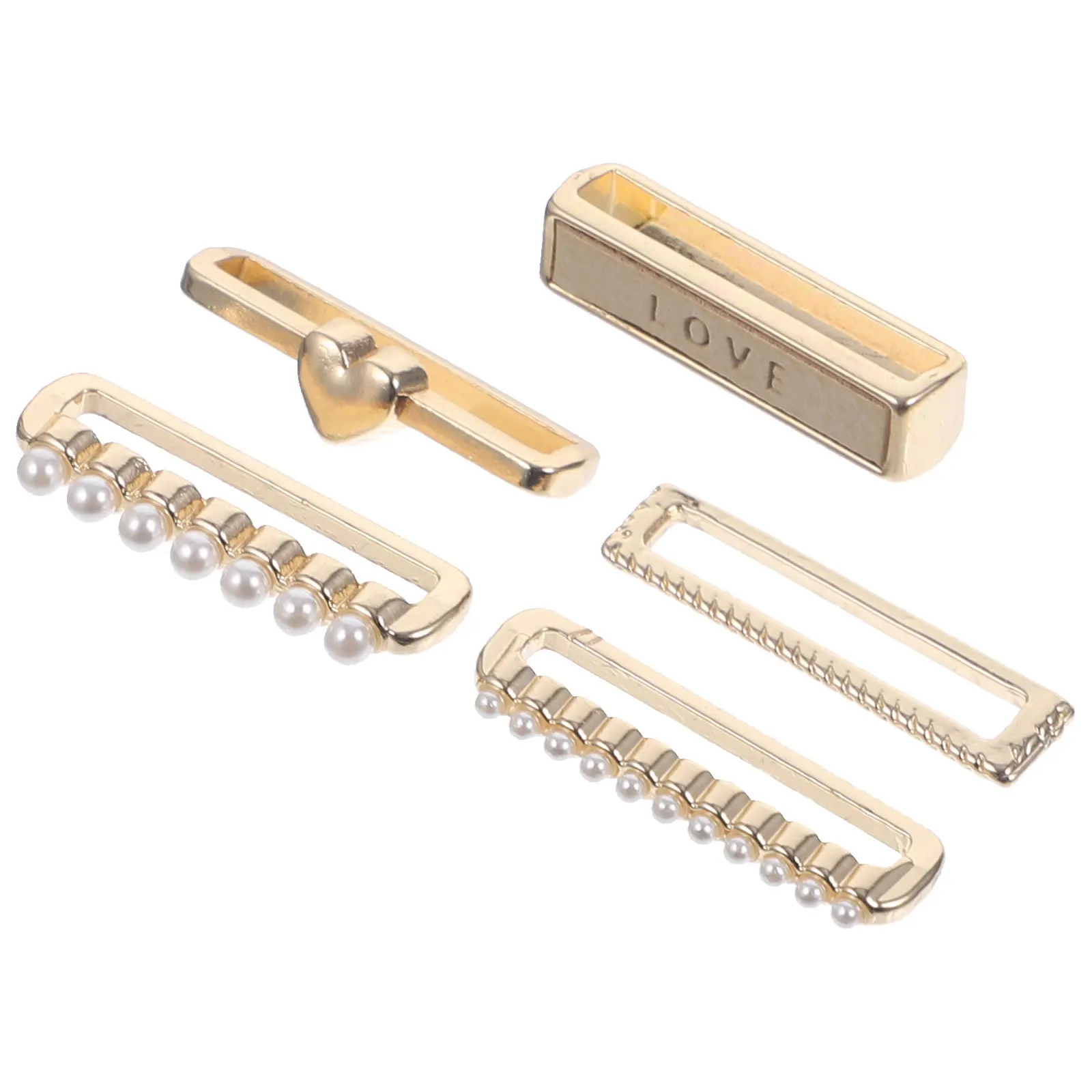 5 قطع من حلقات حزام الساعة الذكية، تصميم فريد من نوعه، تصميم دقيق، حزام ساعة يد يدوم طويلاً، ديكور ساحر #1