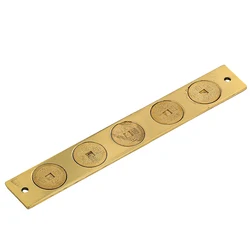Copper Five Emperor Coins Ruler Taoist Divination Lubanchi Chinese Feng Shui Master Measuring Tool Supplies Home Decor Figurines
