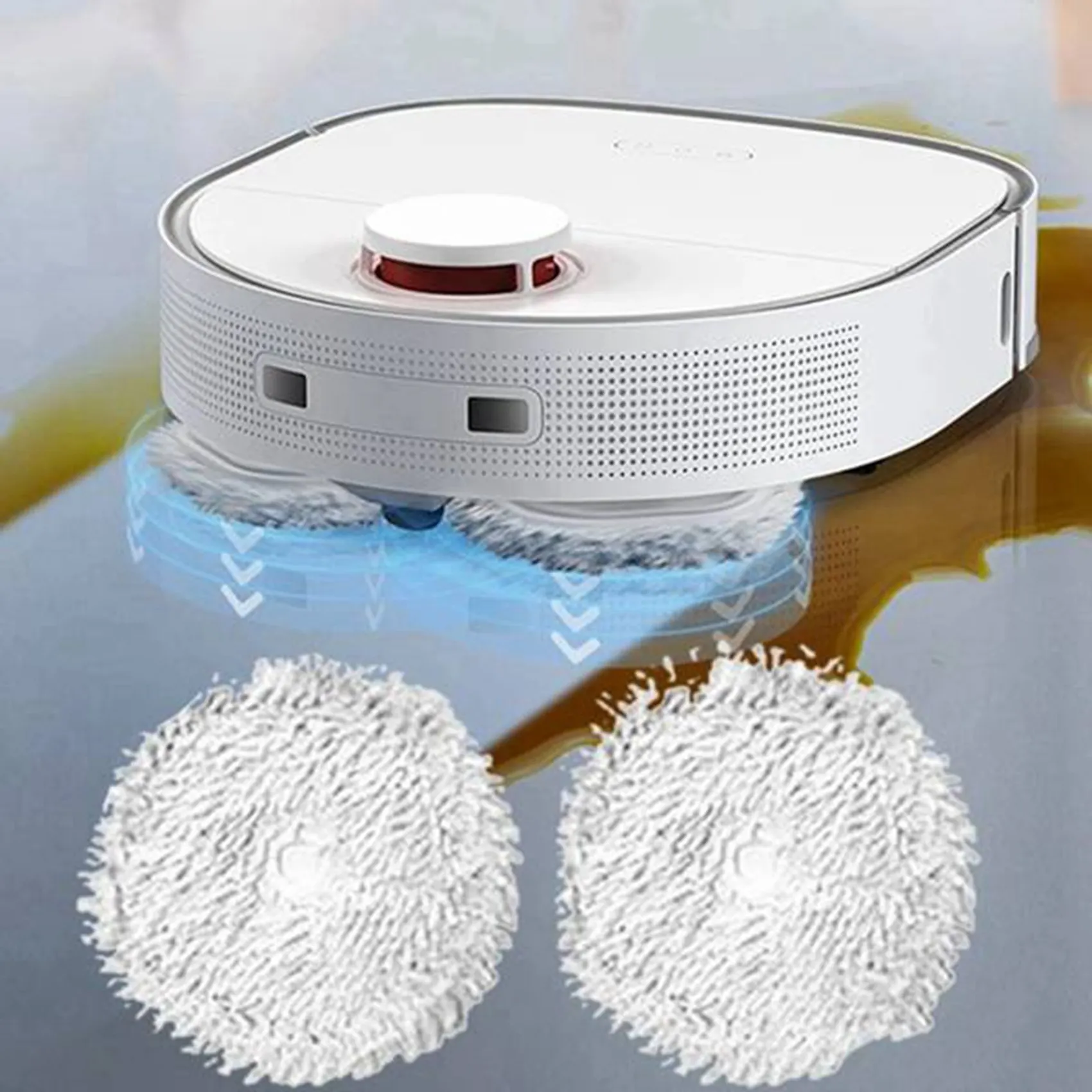 Exquisite-Mop Cloth For Dreame Bot W10 / W10 Pro Sweeping Robot Vacuum Cleaner Accessories Replacement Mop Pad Spare Parts