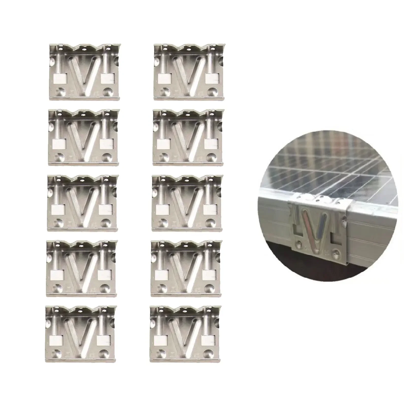 Cleaning Clips 30 35 Mm Water Drainage Clip 30mm 35mm Clips Optimal Power Generation Outdoor Weather Resistant