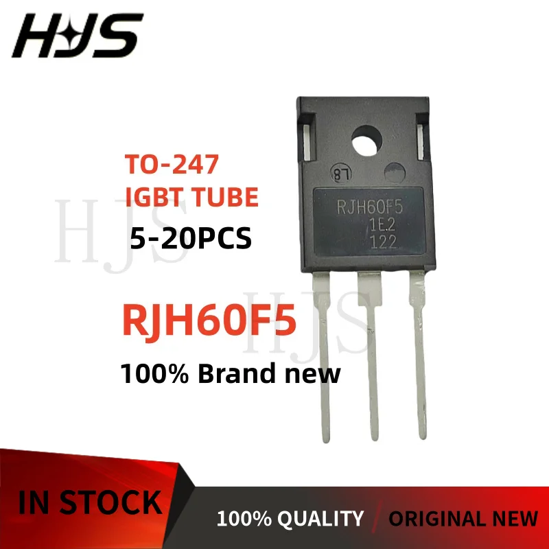 5/10/20PCS RJH60F5 RJH60F5DPQ TO-247 40A 600V IGBT transistor for Welding Machine NEW