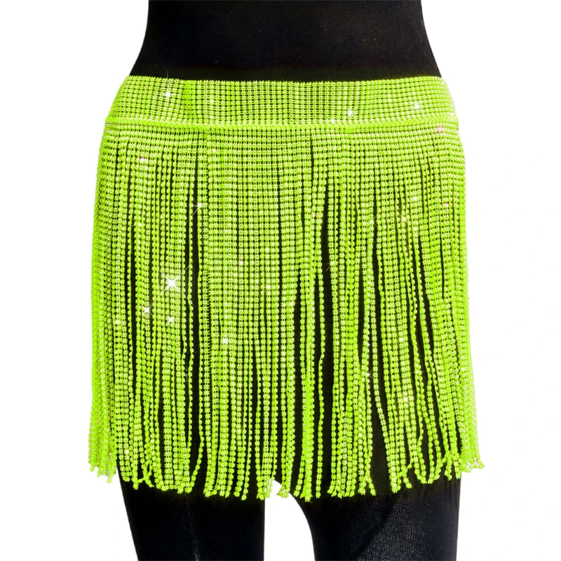 Hochwertige Miniröcke für Damen, Frühling 2024, Sommer, lässige Strandröcke, Quaste, Y2K-Kleidung, Schwarz, Weiß, Orange, Rose, Rot, Grün – Detail 9