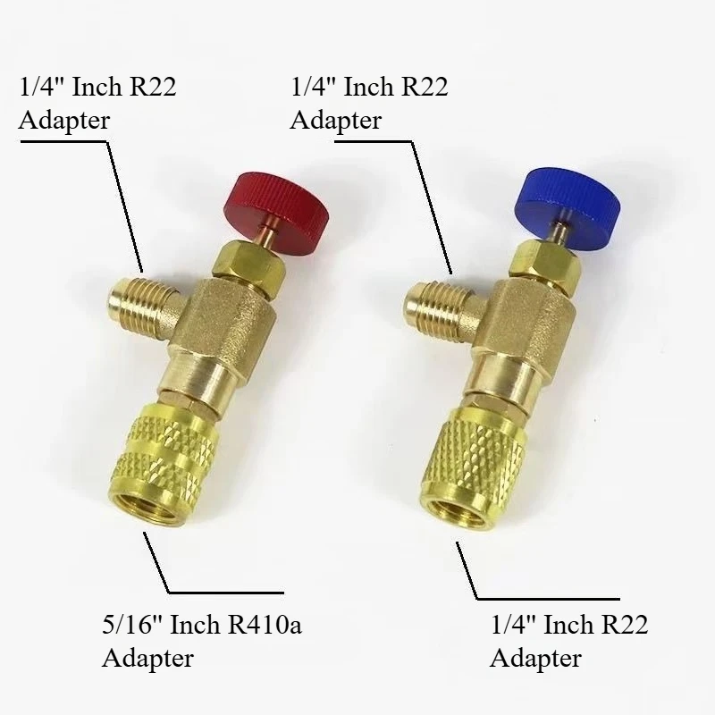 2pcs R410A R22 1/4 5/16